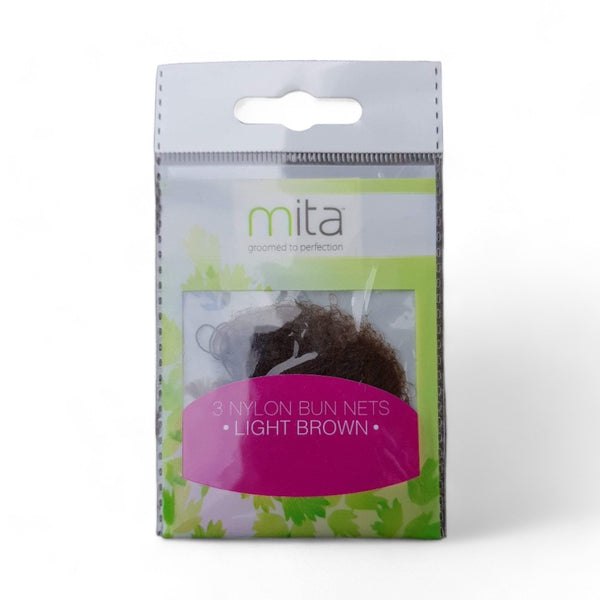 Mita Hair Net - Light Brown 3pk-LoveMy Makeup NZ