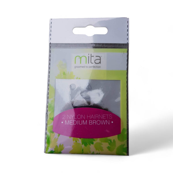 Mita Hair Net Medium Brown x 2-LoveMy Makeup NZ